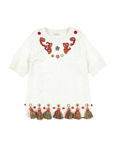 DOLCE&GABBANA Top Off white 64% Viscose, 36% Cotton