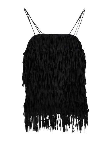 MUNTHE Top Black 100% Recycled polyethylene