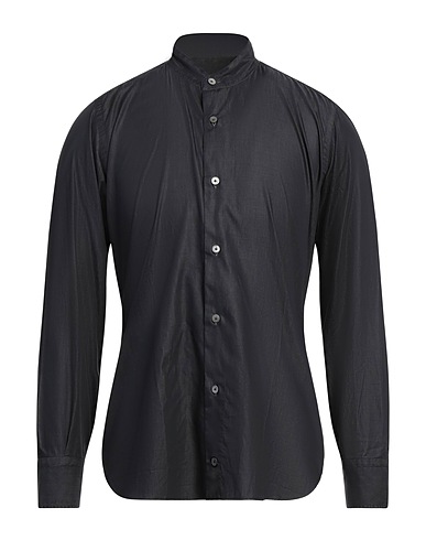 THELAND Camicia tinta unita Antracite 100% Cotone