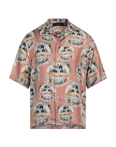 AMIRI Patterned shirt Antique rose 100% Silk