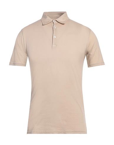 FEDELI Polo shirt Beige 100% Cotton