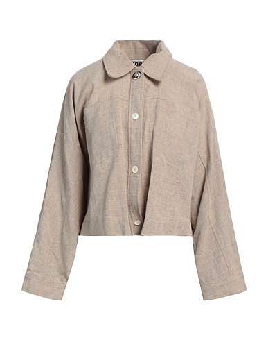 HOPE Stockholm Linen shirt Beige 50% Linen, 28% Viscose, 10% Silk, 10% Wool, 2% Polyamide