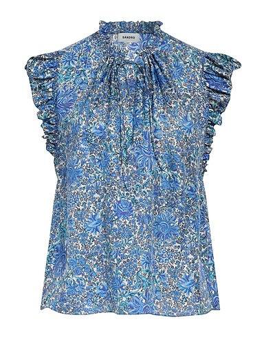 SANDRO Top Blue 100% Polyester
