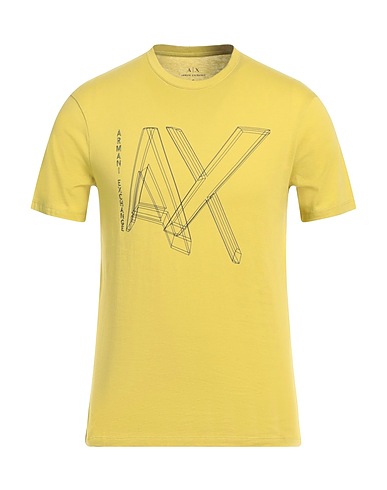 ARMANI EXCHANGE T-shirt Πράσινο λάιμ 100% Βαμβάκι