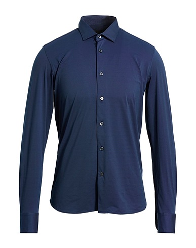 RRD Solid colour shirt Navy blue 86% Polyamide, 14% Elastane