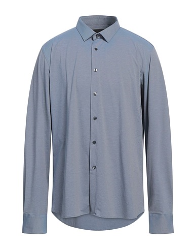 RRD Patterned shirt Slate blue 86% Polyamide, 14% Elastane