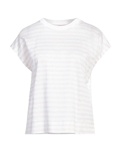 PESERICO T-shirt Beige 100% Cotone, Lino