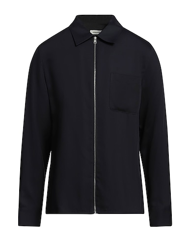 SANDRO Camicia tinta unita Blu notte 67% Lyocell, 33% Viscosa