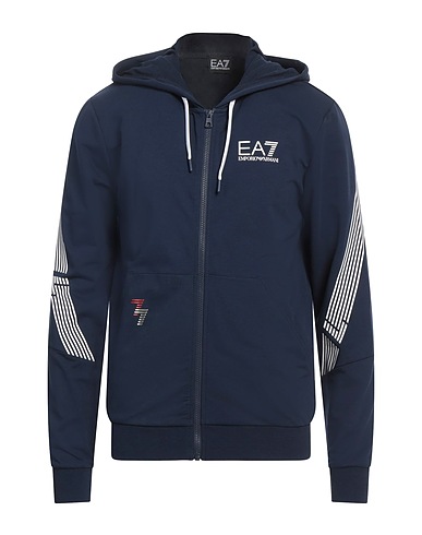 EA7 Felpa Blu notte 58% Cotone, 38% Poliestere, 4% Elastan