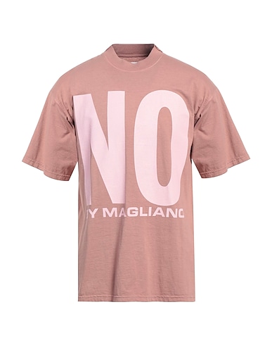 MAGLIANO T-shirt Light brown 100% Cotton, Elastane