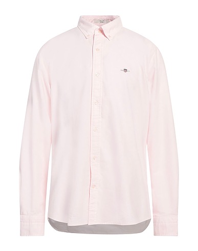 GANT Camicia tinta unita Rosa chiaro 100% Cotone