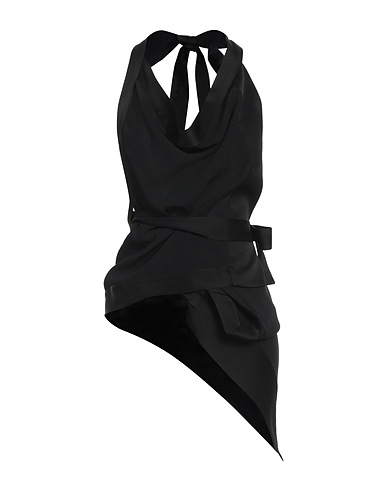 DRIES VAN NOTEN TOPS & TEES Black 61% Viscose, 39% Acetate
