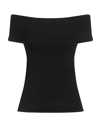 TOTEME Top Schwarz 73% Viskose, 15% Polyester, 11% Polyamid, 1% Elastan