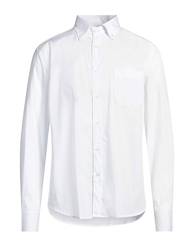 WEBB & SCOTT CO. Patterned shirt White 100% Cotton