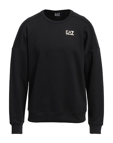 EA7 Sweatshirt Black 68% Cotton, 32% Polyester