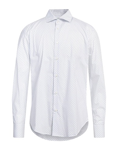 920 ITALIAN STYLE Camicia fantasia Bianco 100% Cotone