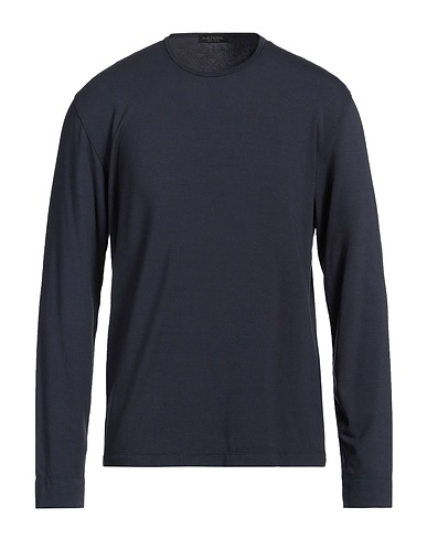 PHIL PETTER Basic T-Shirt Marineblau 93% Viskose, 7% Elastan