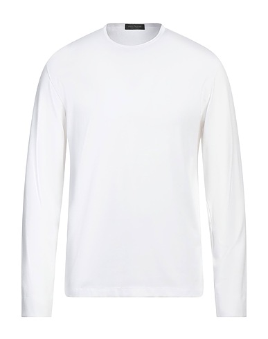 PHIL PETTER Basic T-Shirt White 93% Viscose, 7% Elastane