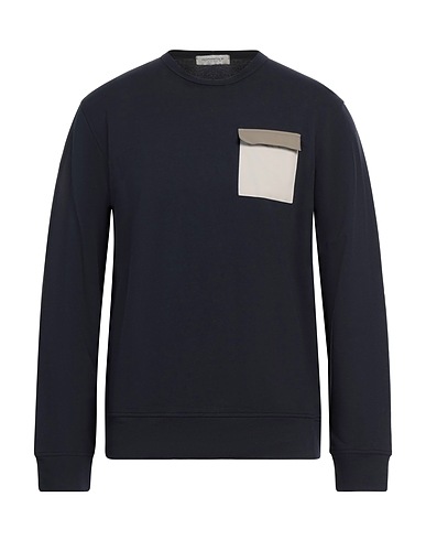 ROBERTO P  Luxury T-shirt Midnight blue 100% Cotton