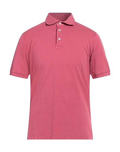 FEDELI Polo shirt Mauve 100% Cotton