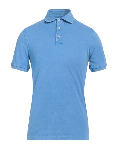 FEDELI Polo shirt AZZURRO 100% Cotton