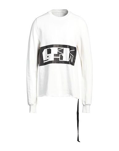 DRKSHDW by RICK OWENS Sweatshirt White 100% Cotton