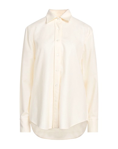 ACADEMIA Solid color shirts & blouses Ivory 80% Virgin Wool, 20% Polyamide