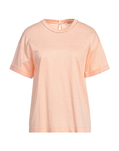 PESERICO T-shirt Apricot 50% Cotton, 50% Linen