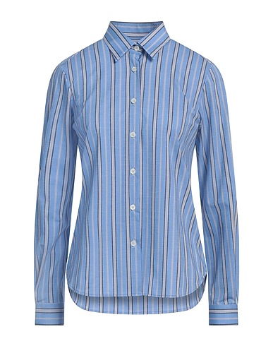 ACADEMIA Striped shirt Azure 41% Polyamide, 41% Polyester, 18% Elastane