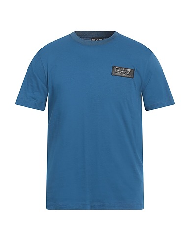 EA7 T-shirt Light blue 100% Cotton