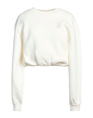 SANDRO Sweatshirt Off white 100% Cotton, Polyester