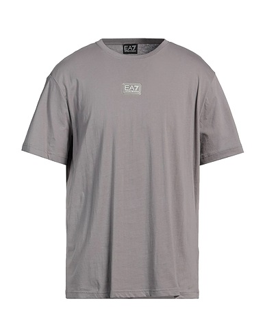 EA7 T-shirt Tortora 100% Cotone