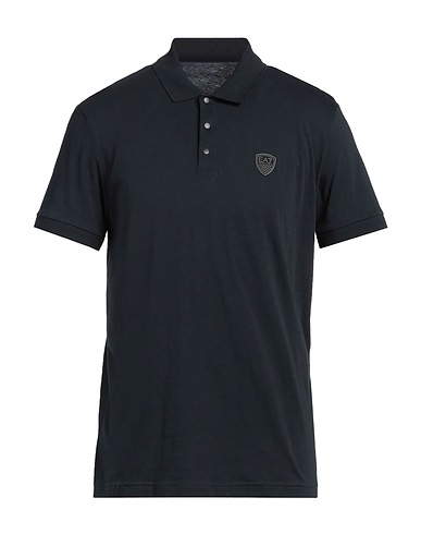 EA7 Polo Blu notte 100% Cotone