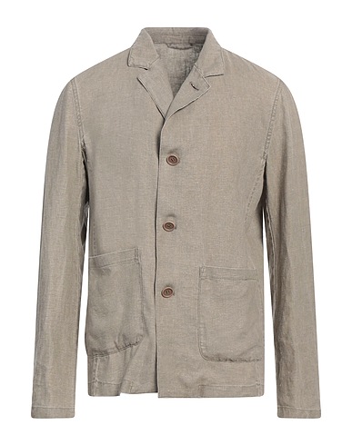 GMS-75 Blazer Khaki 100% Linen, Leather