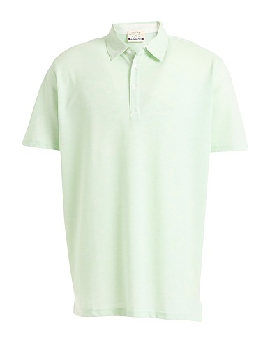 HERITAGE Polo shirt Light green 100% Cotton