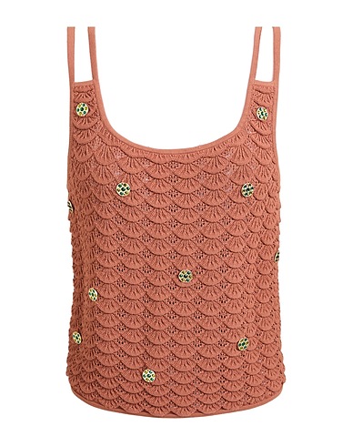 SANDRO Top Tan 62% Viscose, 38% Polyamide, Elastane