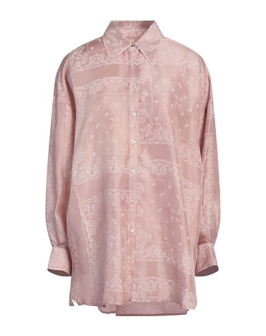 GIORGIO BRATO Patterned shirts & blouses Blush 68% Viscose, 32% Silk