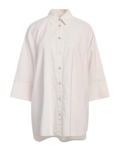 PESERICO Striped shirt EASY Beige 100% Cotton