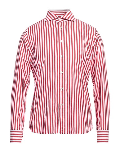 AGHO Striped shirt Red 100% Cotton