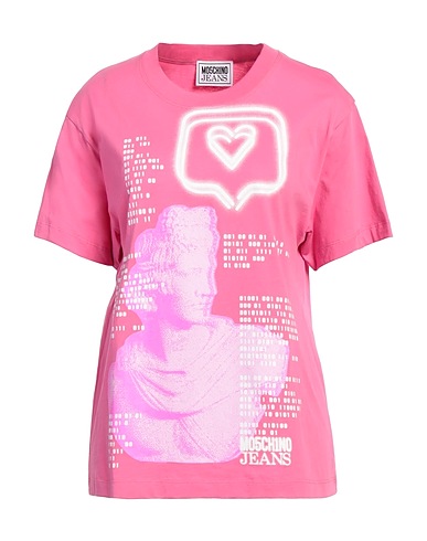 MOSCHINO JEANS T-shirt Fuchsia 100% Cotton