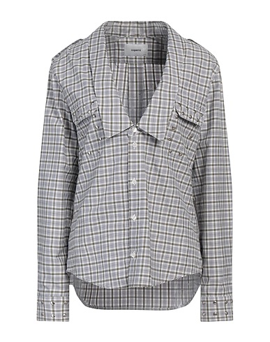 COPERNI Patterned shirts & blouses Grey 100% Cotton