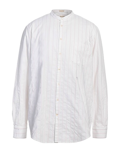 MASSIMO ALBA Striped shirt White 100% Cotton