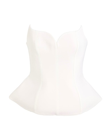 GIUSEPPE DI MORABITO Top Avorio 97% Lana, 3% Lycra®