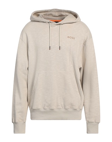 BOSS Hooded sweatshirt Beige 100% Cotton