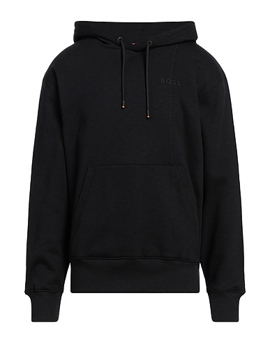 BOSS Hooded track jacket  Black 100% Cotton