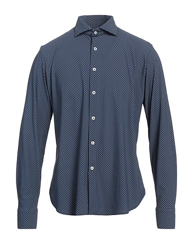AGHO Camicia fantasia Blu navy 76% Nylon, 24% Poliammide