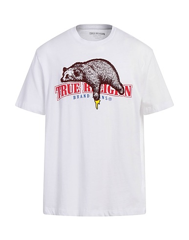 TRUE RELIGION T-shirt White 100% Cotton