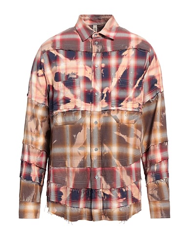 GIORGIO BRATO Camicia a quadri Blu notte 100% Cotone
