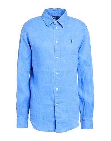 POLO RALPH LAUREN リネンシャツ CLASSIC FIT LINEN SHIRT ライトブルー リネン 100%