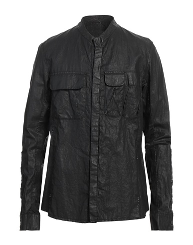 MASNADA Linen shirt Black 100% Linen